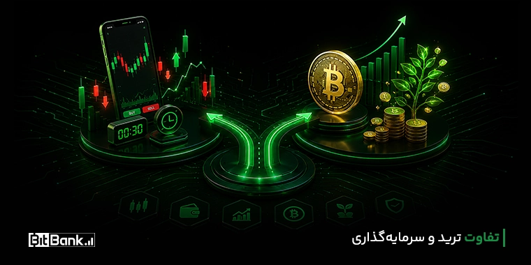 تفاوت ترید و سرمایه‌گذاری؛ کدام رویکرد برای شما مناسب‌تر است؟